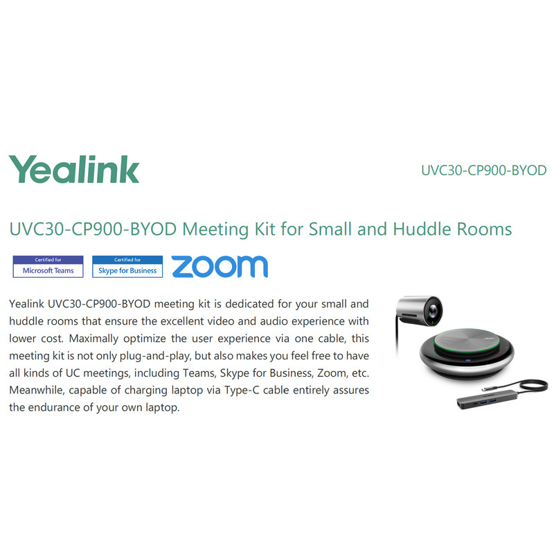 کیت وب کم یالینک مدل UVC30-CP900-BYOD