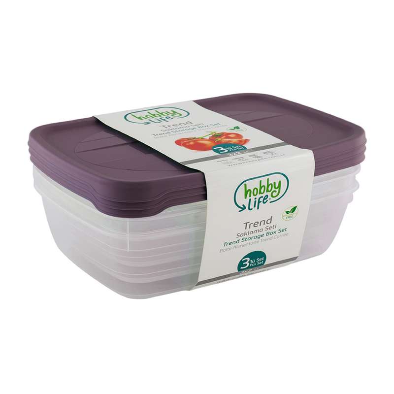 ظرف نگهدارنده هوبی لایف مدل 8503 بسته 3 عددی