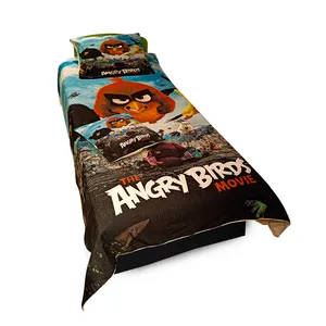 سرویس روتختی التین کوماش طرح انگری برد مدل ANGRY یک نفره 3 تکه