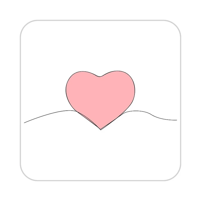 زیر لیوانی کاکتی طرح عاشقانه مدل mp39573