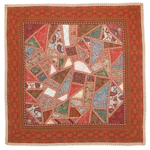 رومیزی تکه‌دوزی ترمه خاتون کد 130023