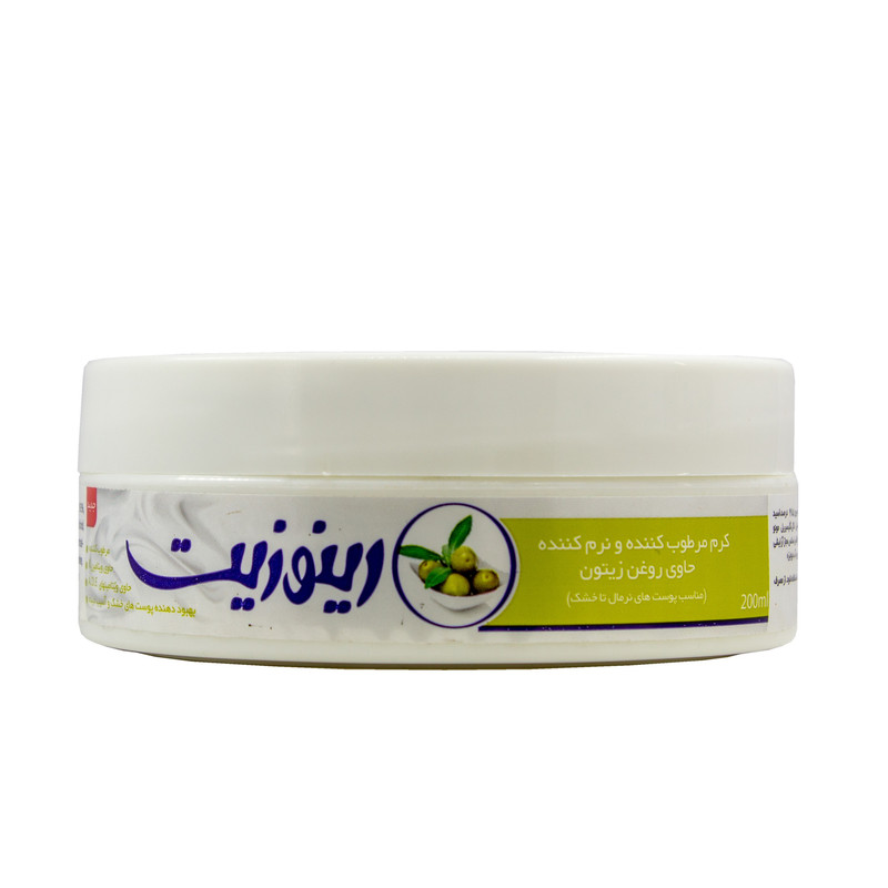 کرم مرطوب کننده رینوزیت مدل OLIVE OIL حجم 200 میلی لیتر