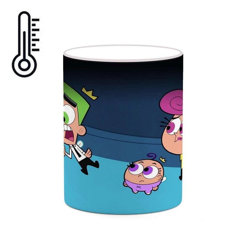 ماگ حرارتی کاکتی مدل کارتون The Fairly OddParents کد mgh23417