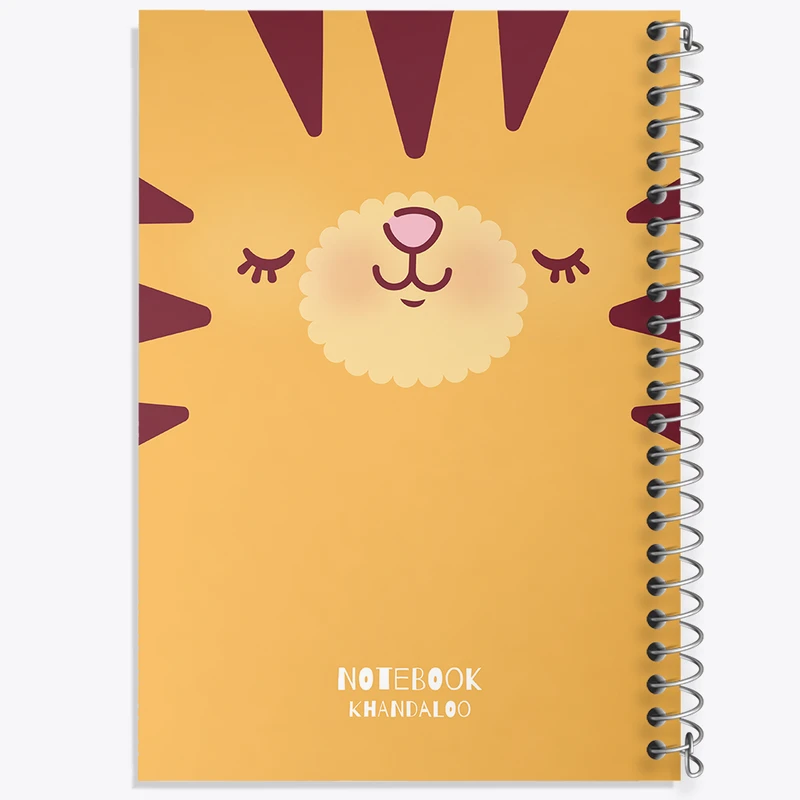 دفتر مشق 50 برگ خندالو طرح ببر کیوت کد N1564