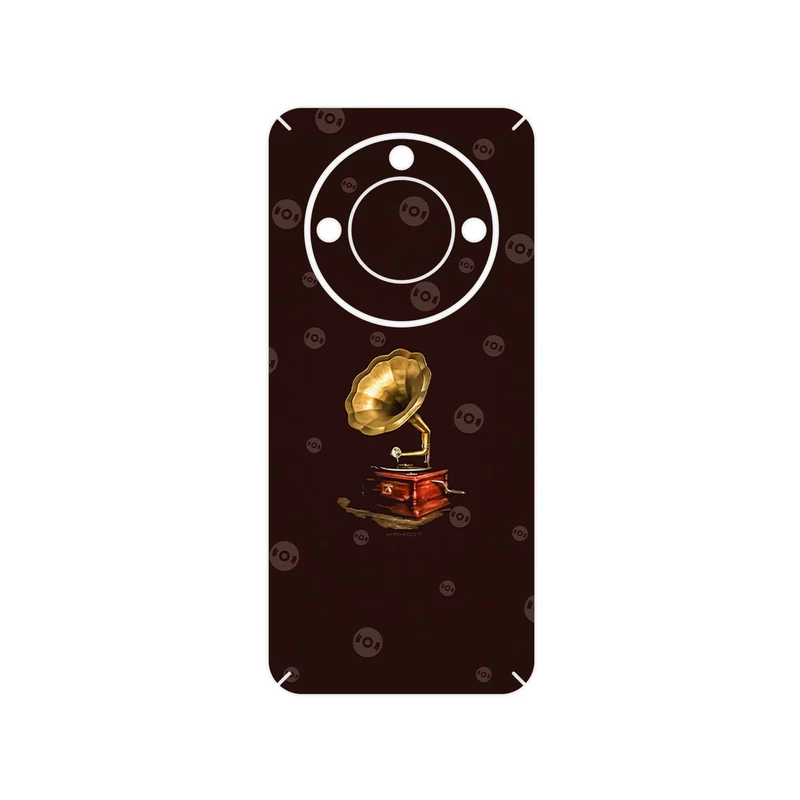 برچسب پوششی ماهوت مدل Gramophone Nostalgia مناسب برای گوشی موبایل آنر X9c Smart