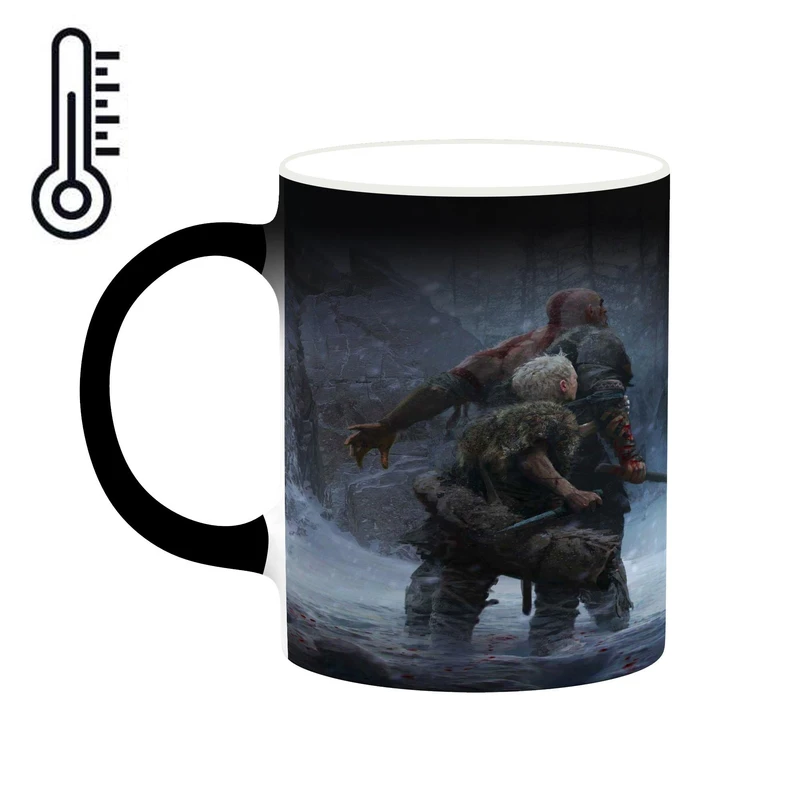 ماگ حرارتی کاکتی طرح گاد آف وار God Of War مدل mgh40885