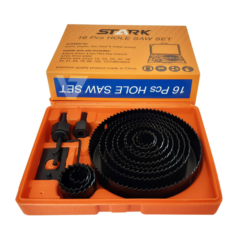 مته گردبر استارک مدل HT - 0016 مجموعه 16 عددی