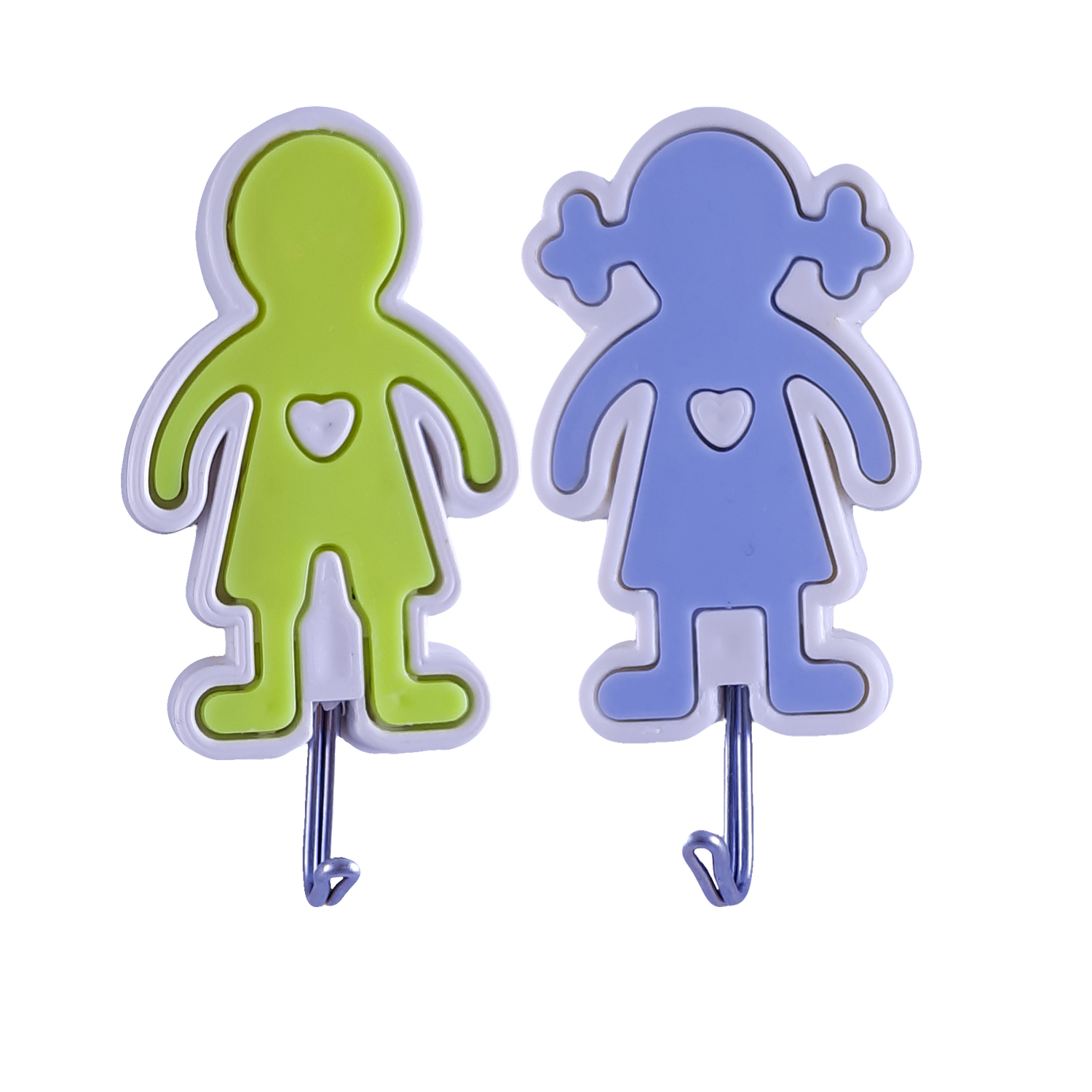 آویز حوله طرح دختر و پسر کد 002 مجموعه 2 عددی