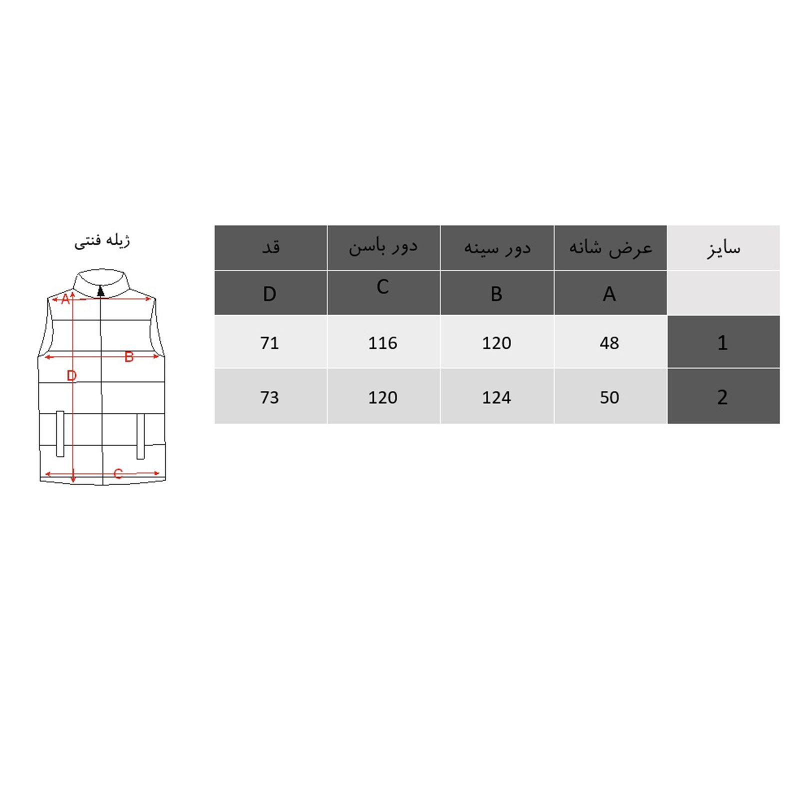 جلیقه مردانه ان سی نو مدل فنتی -  - 2