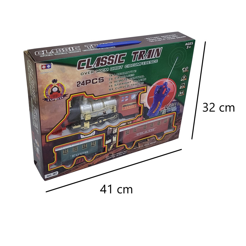 قطار بازی کنترلی مدل CLASSIC TRAIN کد 187