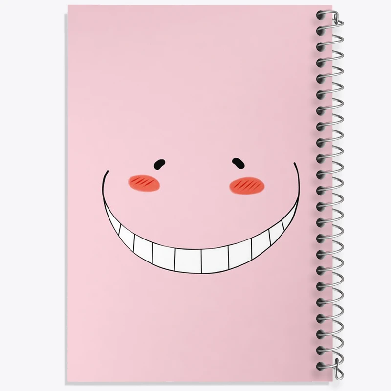 دفتر شطرنجی 50 برگ خندالو مدل کورو سنسی انیمه کلاس آدمکشی کد 32043