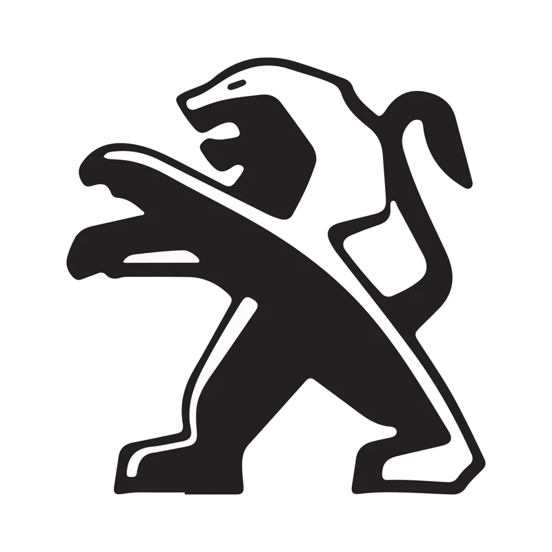 استیکر خودرو طرح شیر کد 398