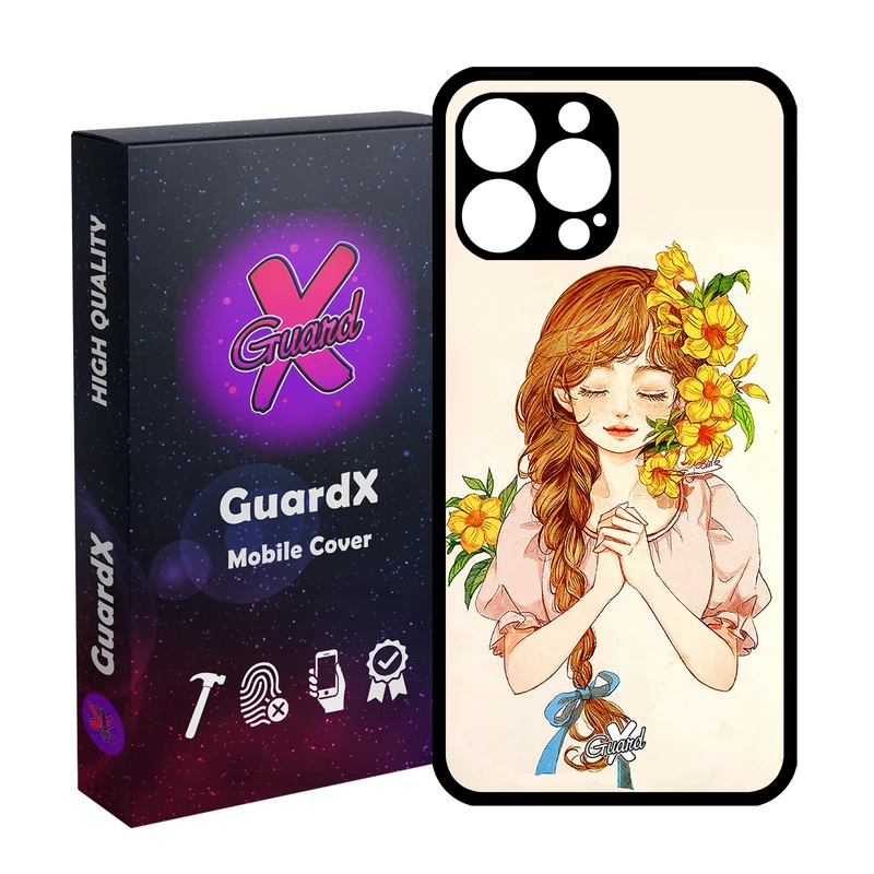 کاور گارد ایکس طرح دختر مدل Glass10317 مناسب برای گوشی موبایل اپل iPhone 13 Pro Max