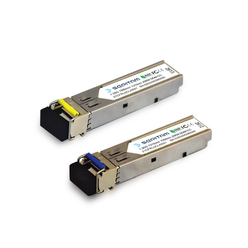 ماژول فیبر نوری سپیتام مدل SFP1G-SM-SX-20KM بسته دو عددی