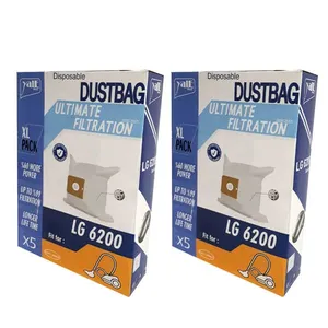پاکت جارو برقی مدل میکرو 2 بسته 5 عددی مناسب برای جاروبرقی ال جی 6200
