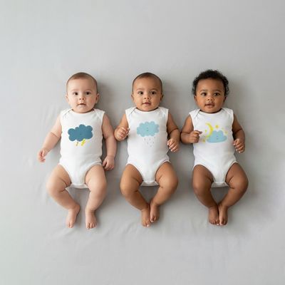 بادی بدون آستین نوزادی نیل کوک مدل CWE
