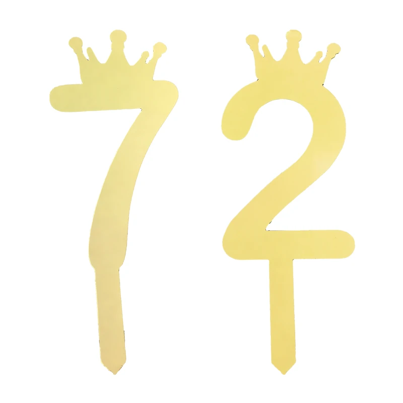 تاپر کیک هانستو مدل عدد 72 کد TPN72 مجموعه 2 عددی