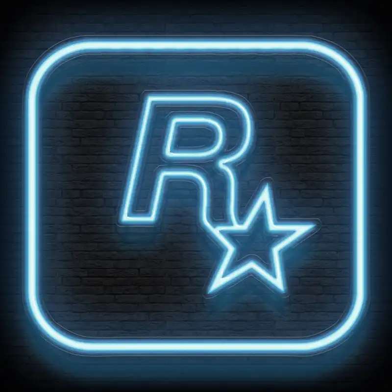 چراغ نئونی دیواری مدل R-star کد NL002