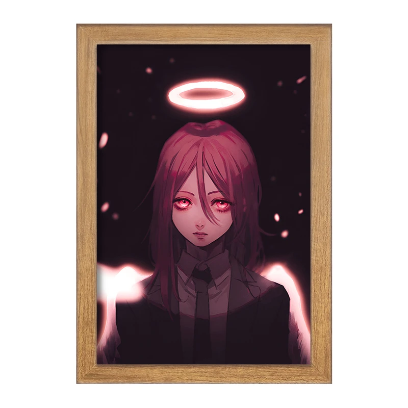 تابلو خندالو مدل انیمه مرد اره ای کد F9061