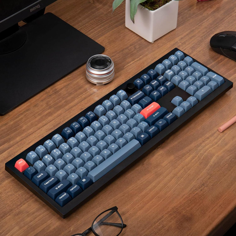 کیبورد گیمینگ کیکورن مدل V6 Max RGB Red Switch