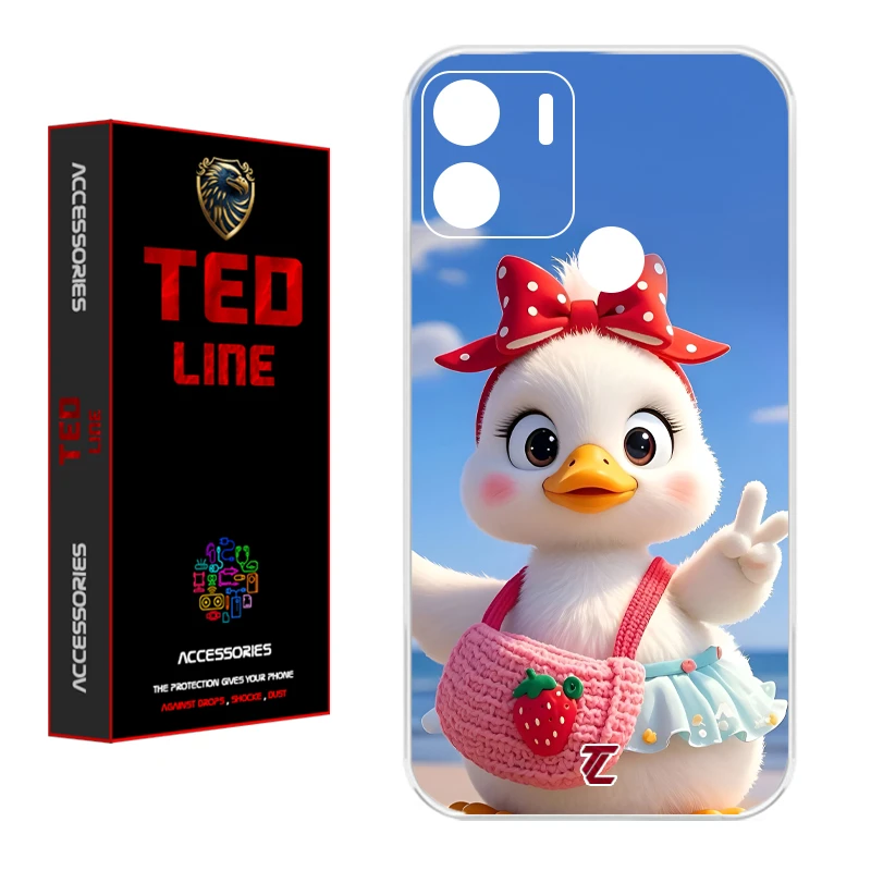 کاور تدلاین طرح اردک کد 1186 مناسب برای گوشی موبایل شیائومی Redmi A1 Plus / A2 Plus / Poco C51