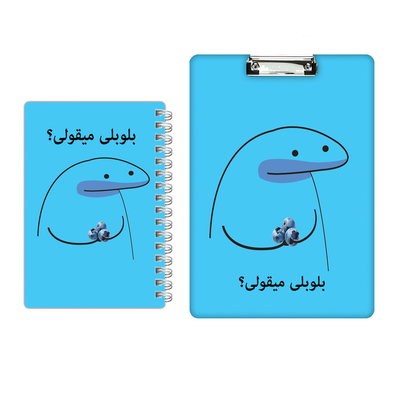 تخته شاسی مدل میقولی کد 2406 سایز A4 به همراه دفتر