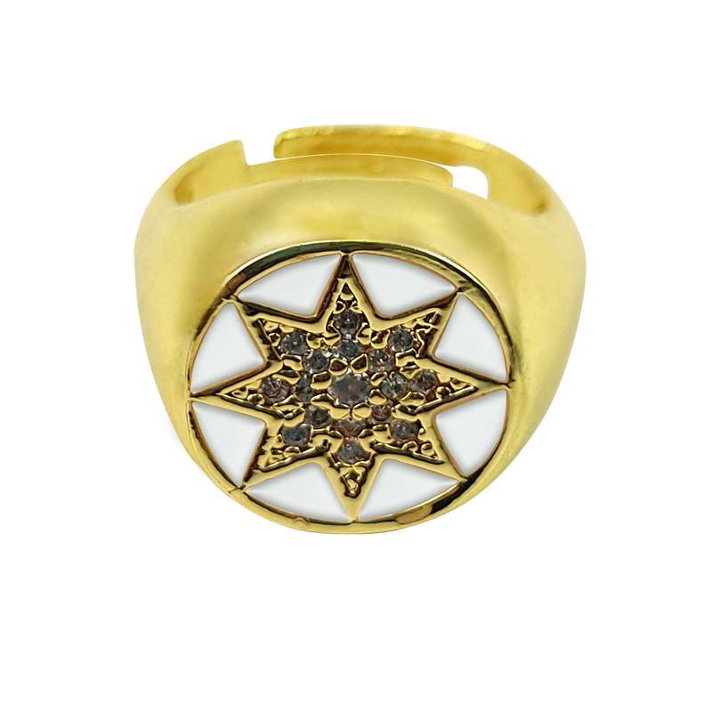 انگشتر زنانه مدل ستاره کد 1252