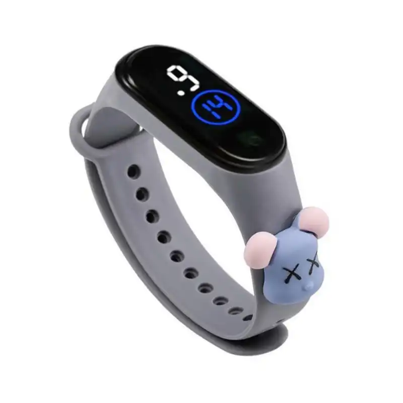 ساعت مچی دیجیتال پسرانه مدل دستبندی کد MJ بسته 6 عددی