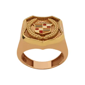 انگشتر طلا 18 عیار مردانه صلاحی گلد مدل 11991 سایز 65