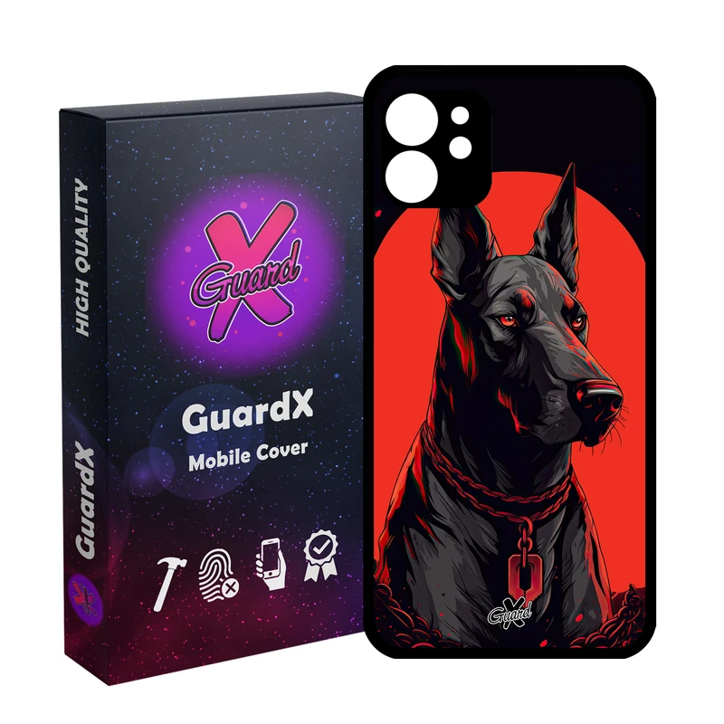 کاور گارد ایکس طرح سگ مدل Glass10621 مناسب برای گوشی موبایل اپل iPhone 11