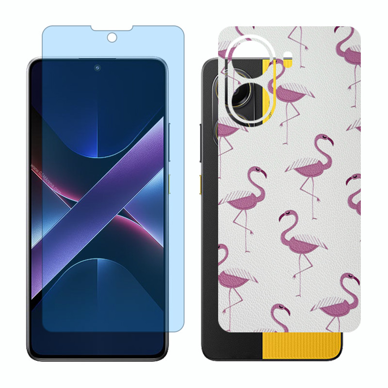 محافظ صفحه نمایش آنتی بلو گلس مدل Together مناسب برای گوشی موبایل شیائومی Poco X7 Pro به همراه برچسب پوششی