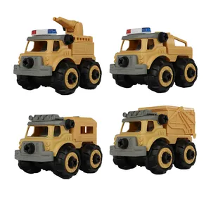 ماشین بازی مدل کاتر کامیون بسته 4 عددی