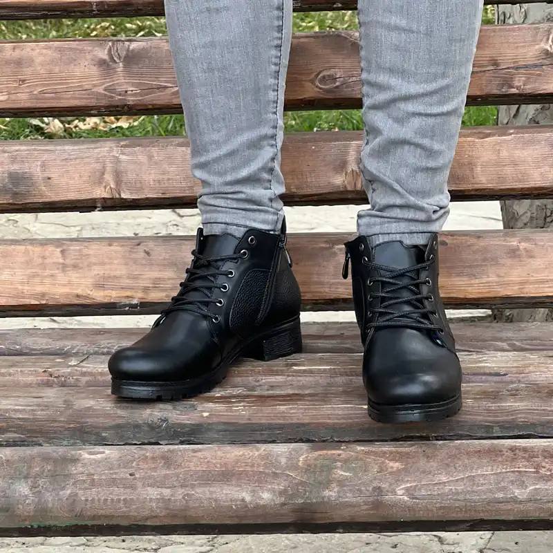 نیم بوت زنانه مدل بانو کد RLx-Bk