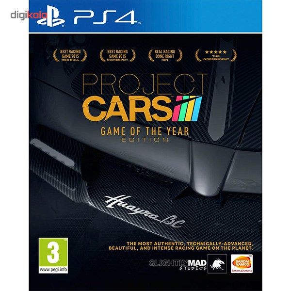 بازی Project Cars نسخه‌ی Game Of The Year Edition مخصوص PS4