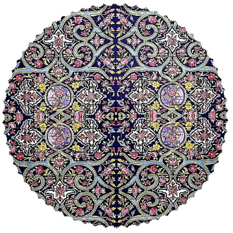 رومیزی مدل ارغوان گرد