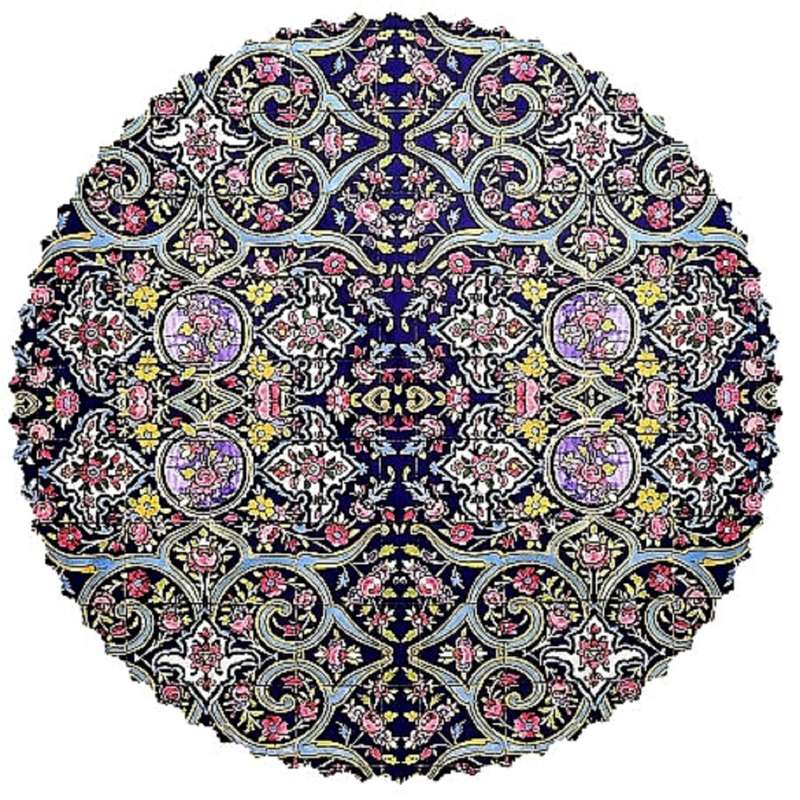 رومیزی مدل ارغوان گرد
