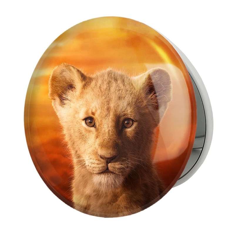 آینه جیبی خندالو طرح شیرشاه Lion King مدل تاشو کد 10685 