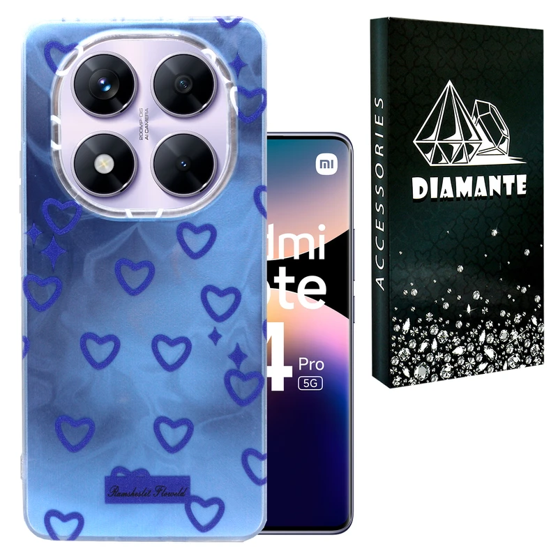 کاور دیامانته مدل Ghalbi Bk مناسب برای گوشی موبایل شیائومی Redmi Note 14 Pro 4G