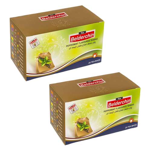 چای کیسه ای با طعم نعناع فلفلی بلدرچین بسته 2 عددی