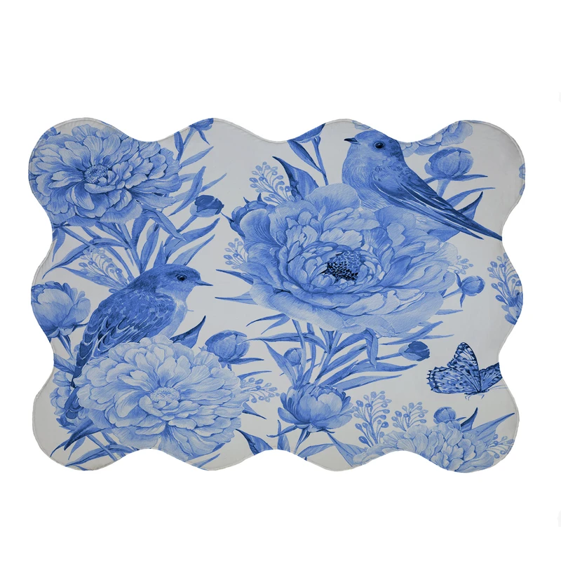 پادری مدل دالبر طرح گل کد 5110 سایز 80x110 سانتی متر 