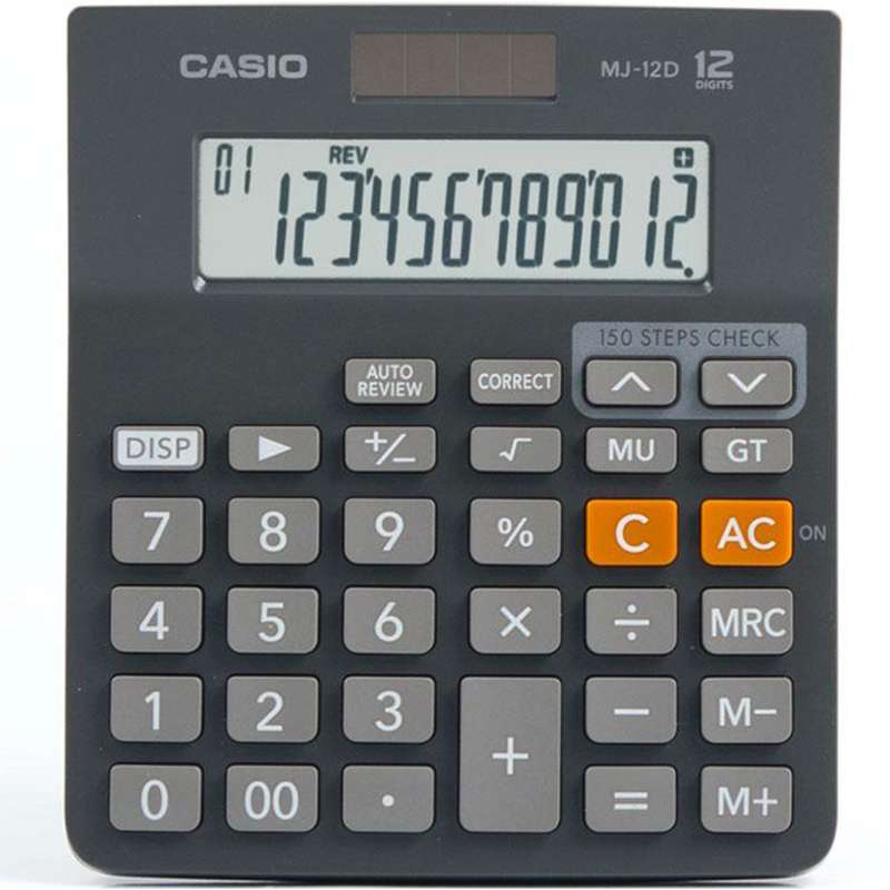 ماشین حساب کاسیو مدل MJ-12D ماشین حساب کاسیو مدل MJ-12D