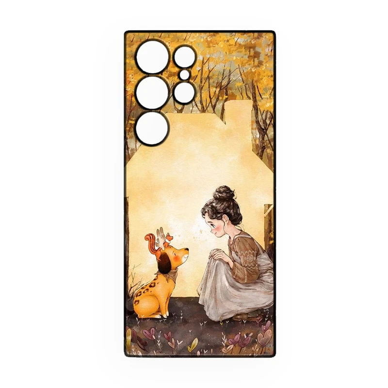 کاور طرح دخترانه کد 239 مناسب برای گوشی موبایل سامسونگ Galaxy S25 Ultra