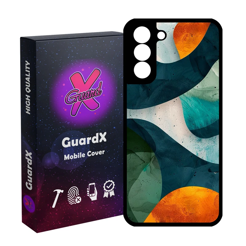 کاور گارد ایکس طرح رنگی مدل 11082 مناسب برای گوشی موبایل سامسونگ Galaxy S21 FE