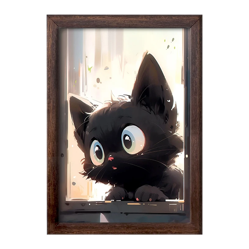 تابلو خندالو طرح گربه (Cat) کد F924