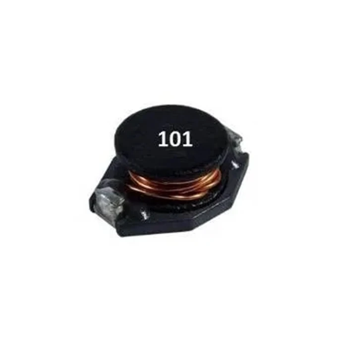 سلف قدرت 100 میکرو هانری SMD کد 101 بسته 7 عددی