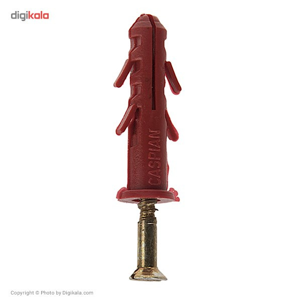 پیچ و رولپلاک 4 سانتی‌متری کاسپین بسته 20 عددی