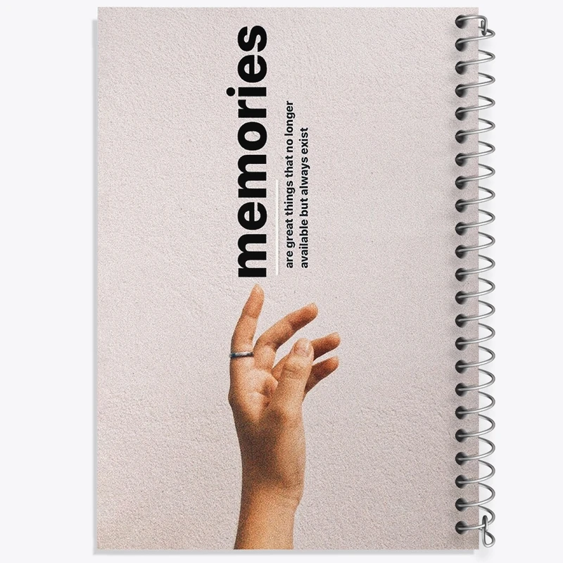 دفتر شطرنجی 50 برگ خندالو مدل Memories کد F1033