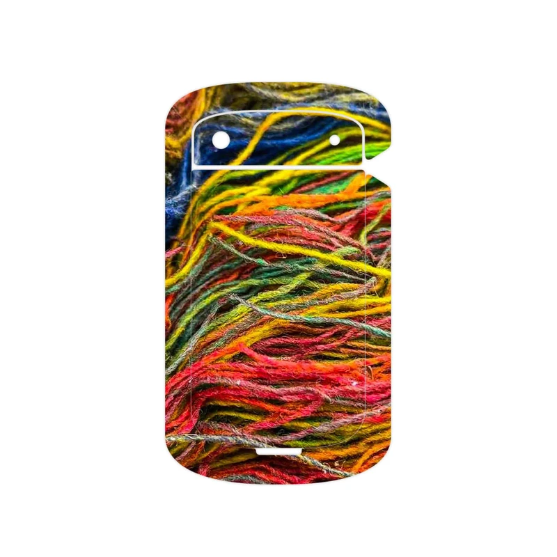 برچسب پوششی ماهوت مدل Fabric Texture 9 مناسب برای گوشی موبایل بلک بری Bold Touch 9900