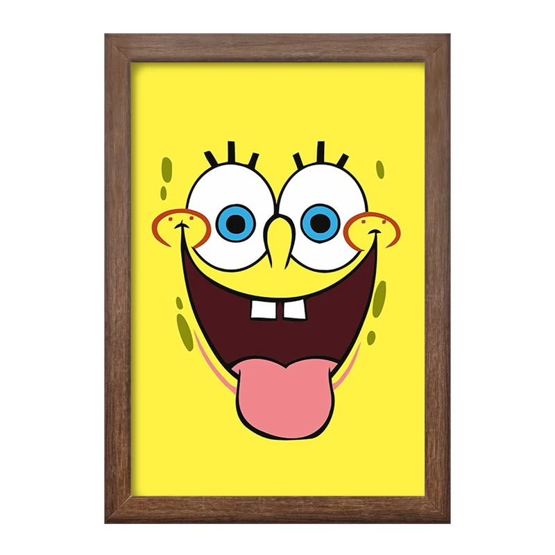 تابلو خندالو طرح باب اسفنجی و پاتریک  کد 1317