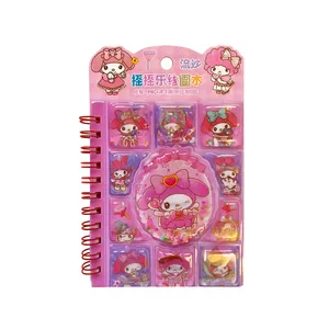 دفتر یادداشت 30 برگ مدل آکواریومی استیکردار طرح ملودی کد ۰۴ 